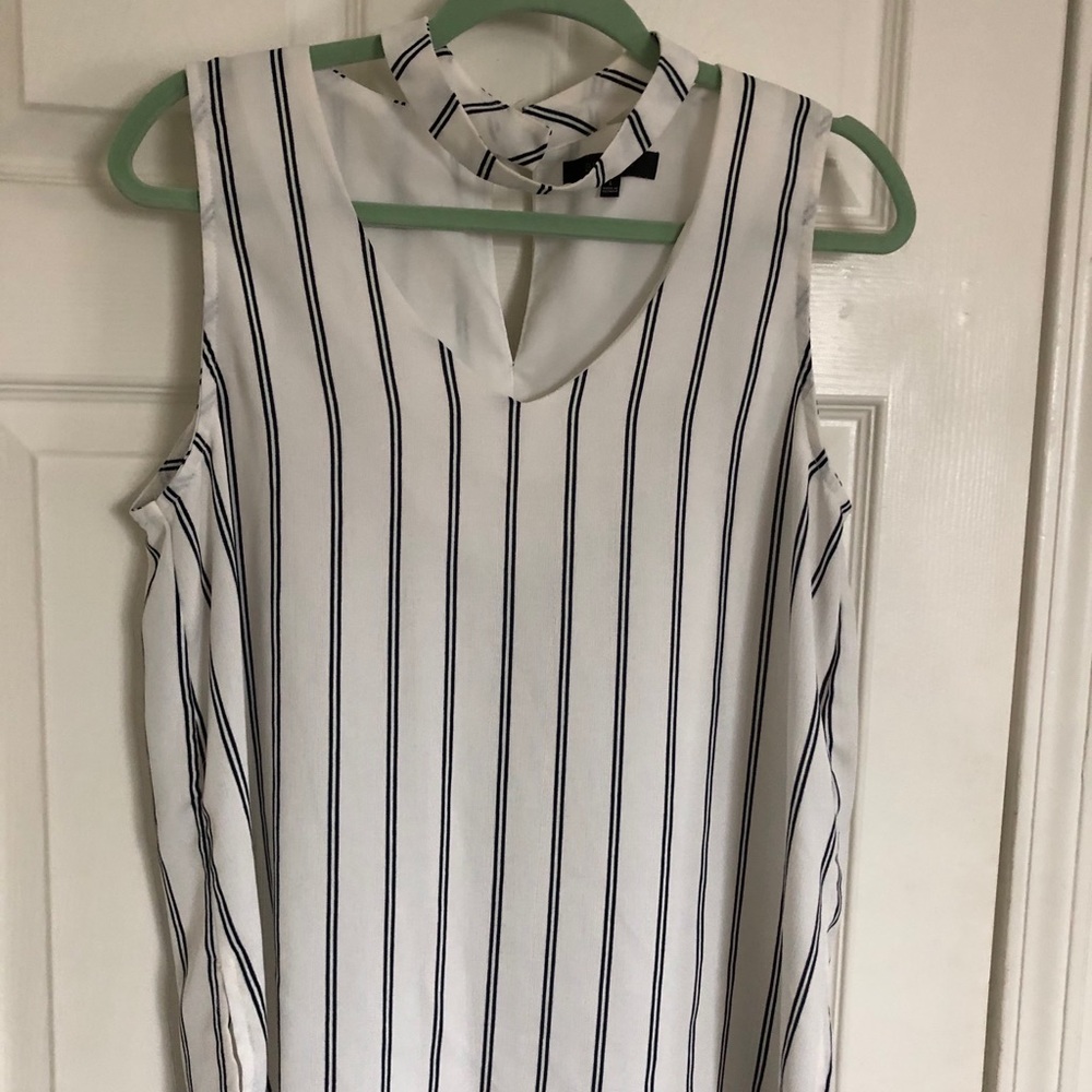 Striped tank blouse